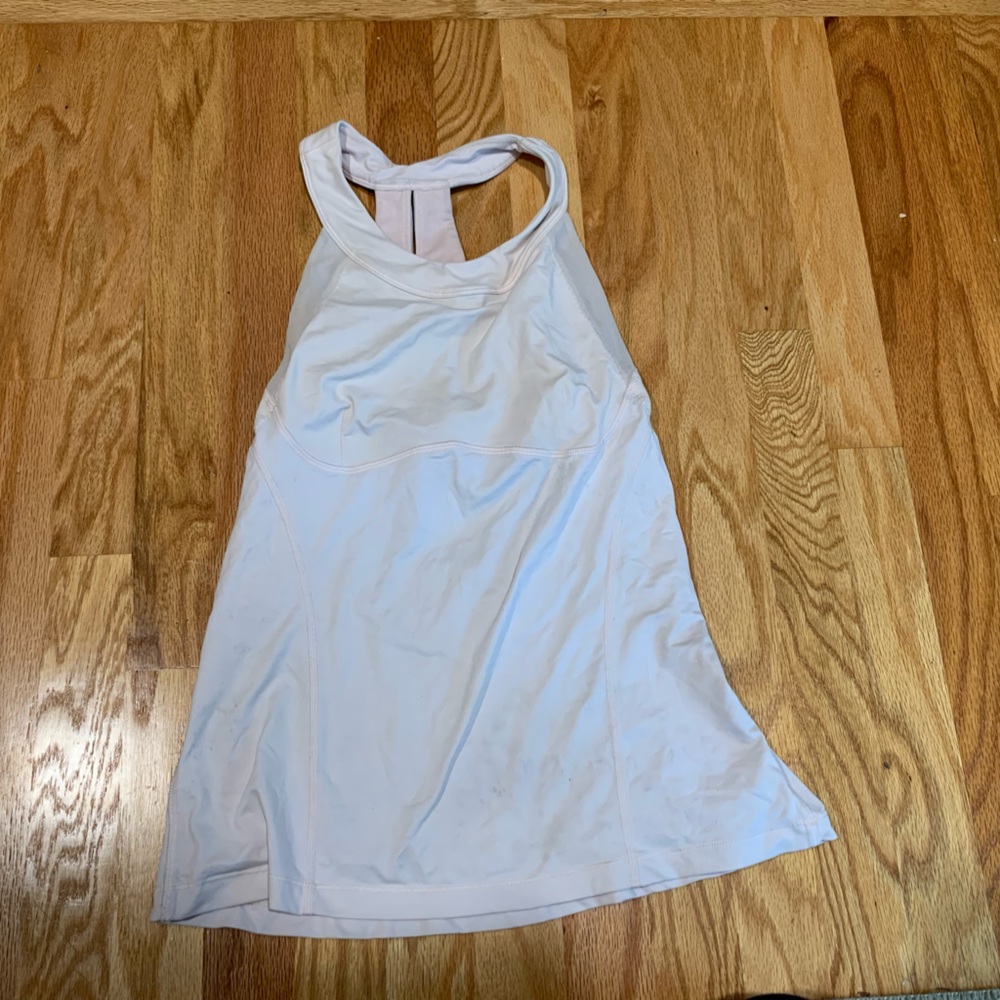 Lululemon pink high neck tank